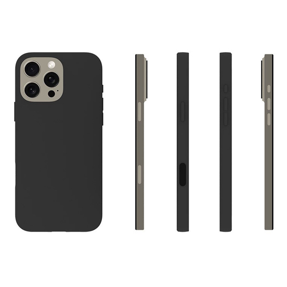 iPhone 16 Pro Max Tyndt TPU-cover, Sort