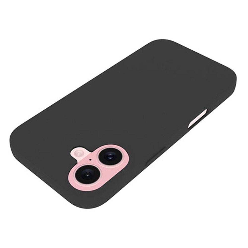 iPhone 16 Plus Tyndt TPU-cover, Sort