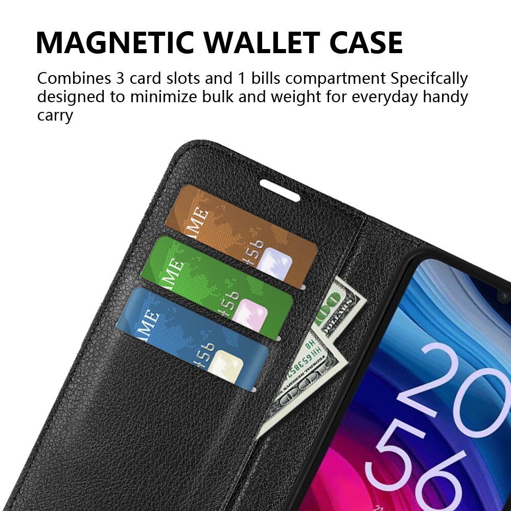  TCL 505 Enkelt mobiletui, Sort