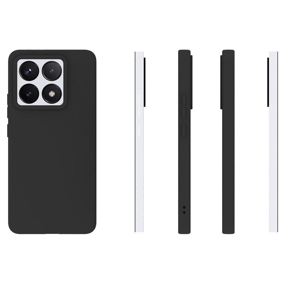 Xiaomi 14T Tyndt TPU-cover, Sort
