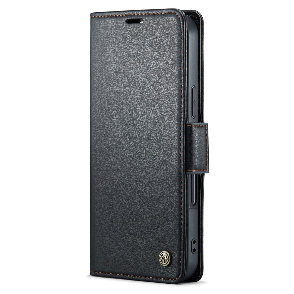 iPhone 16 Plus Slankt RFID-pungetui, Sort