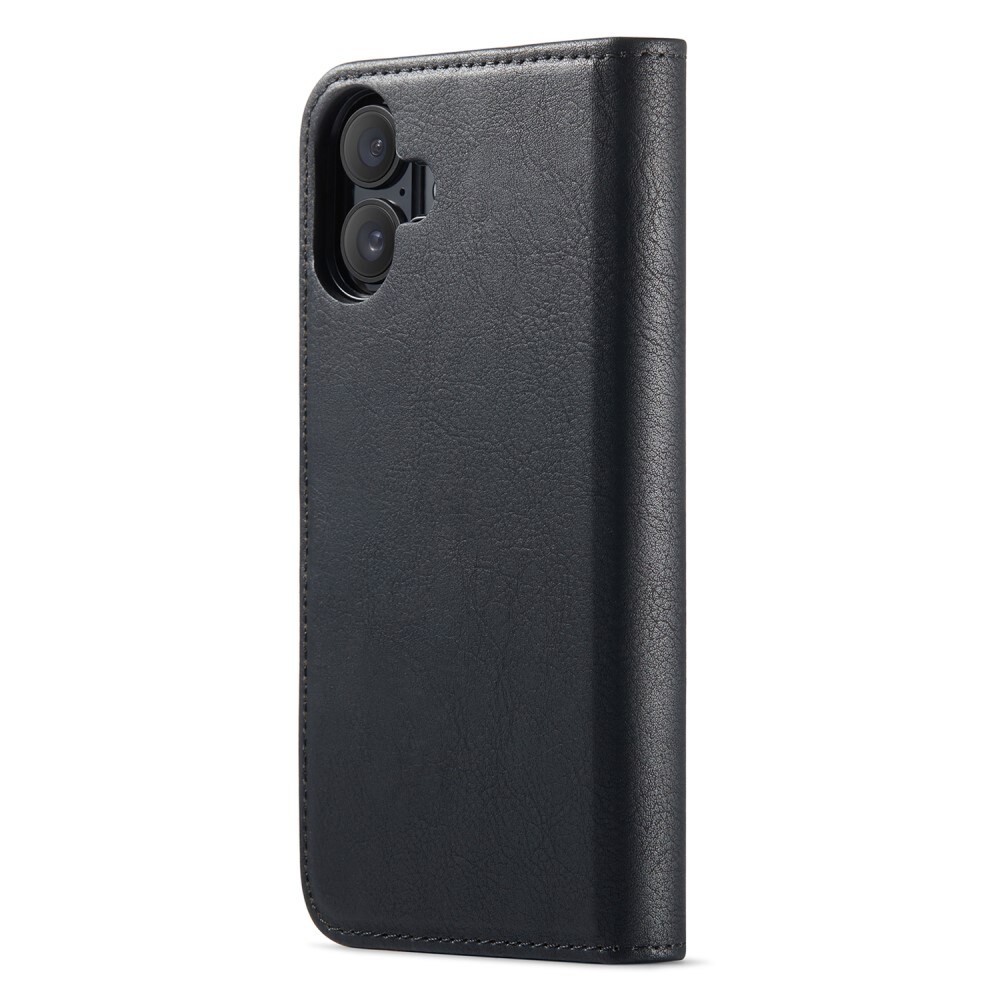 iPhone 16 Plus Pungetui med aftageligt cover, Black