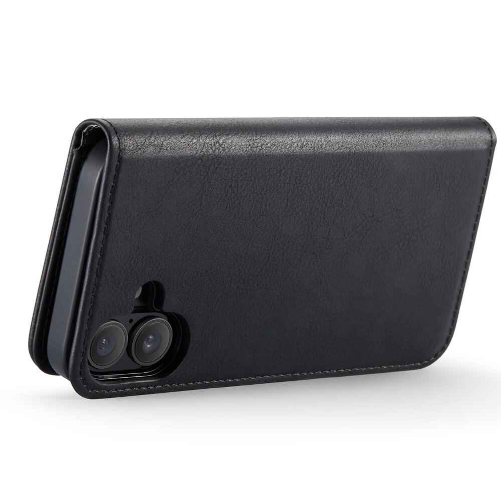 iPhone 16 Pungetui med aftageligt cover, Black