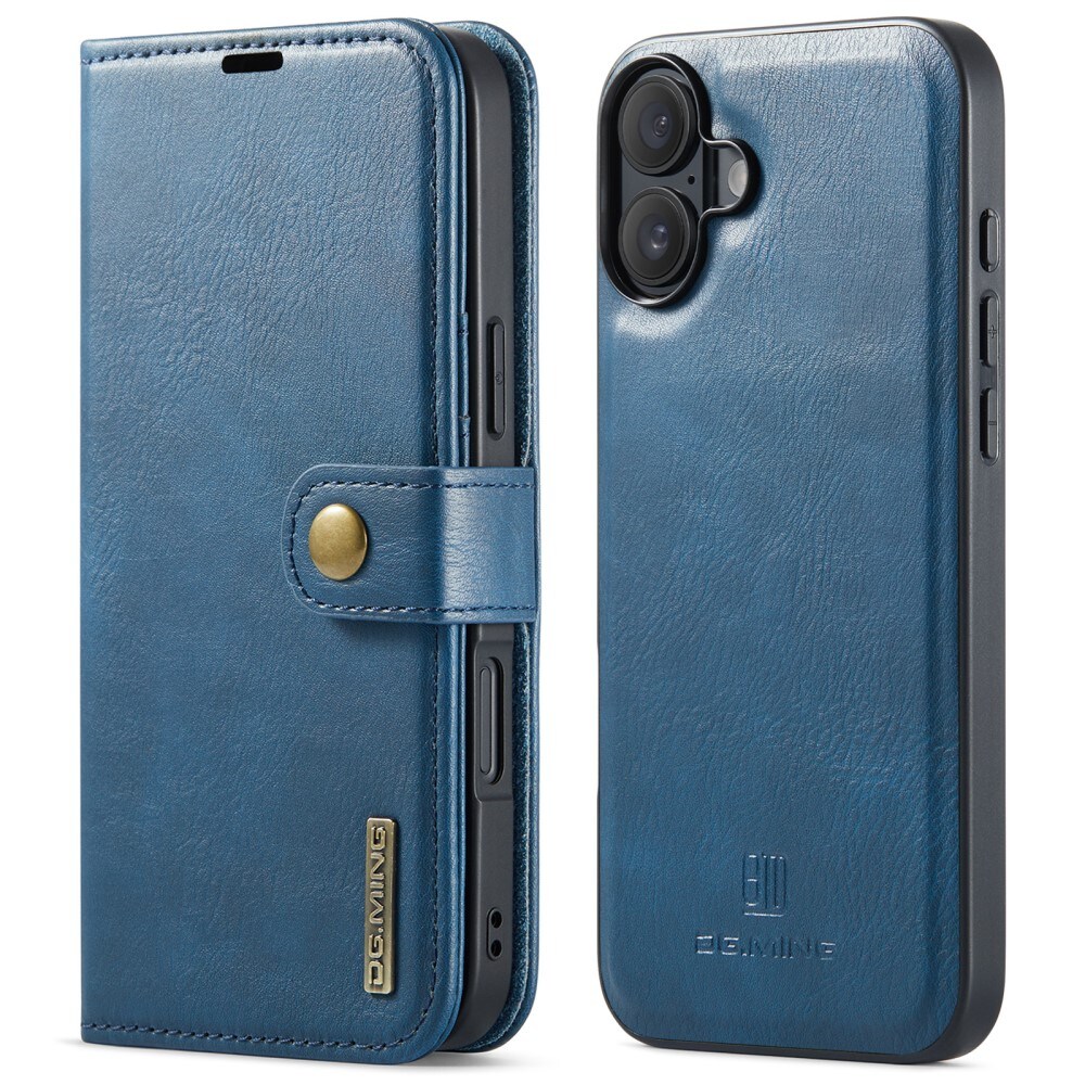 iPhone 16 Pungetui med aftageligt cover, Blue