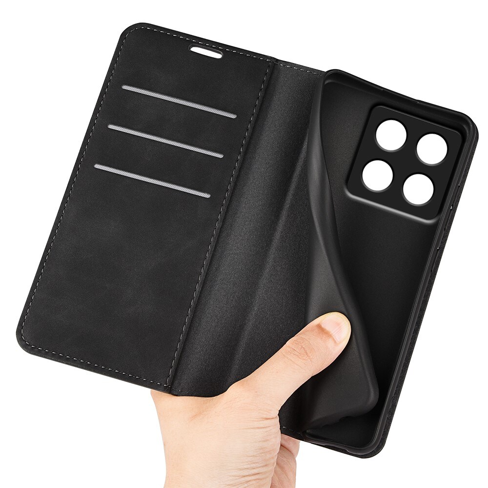 Xiaomi 14T Slankt etui med kortholder, Sort
