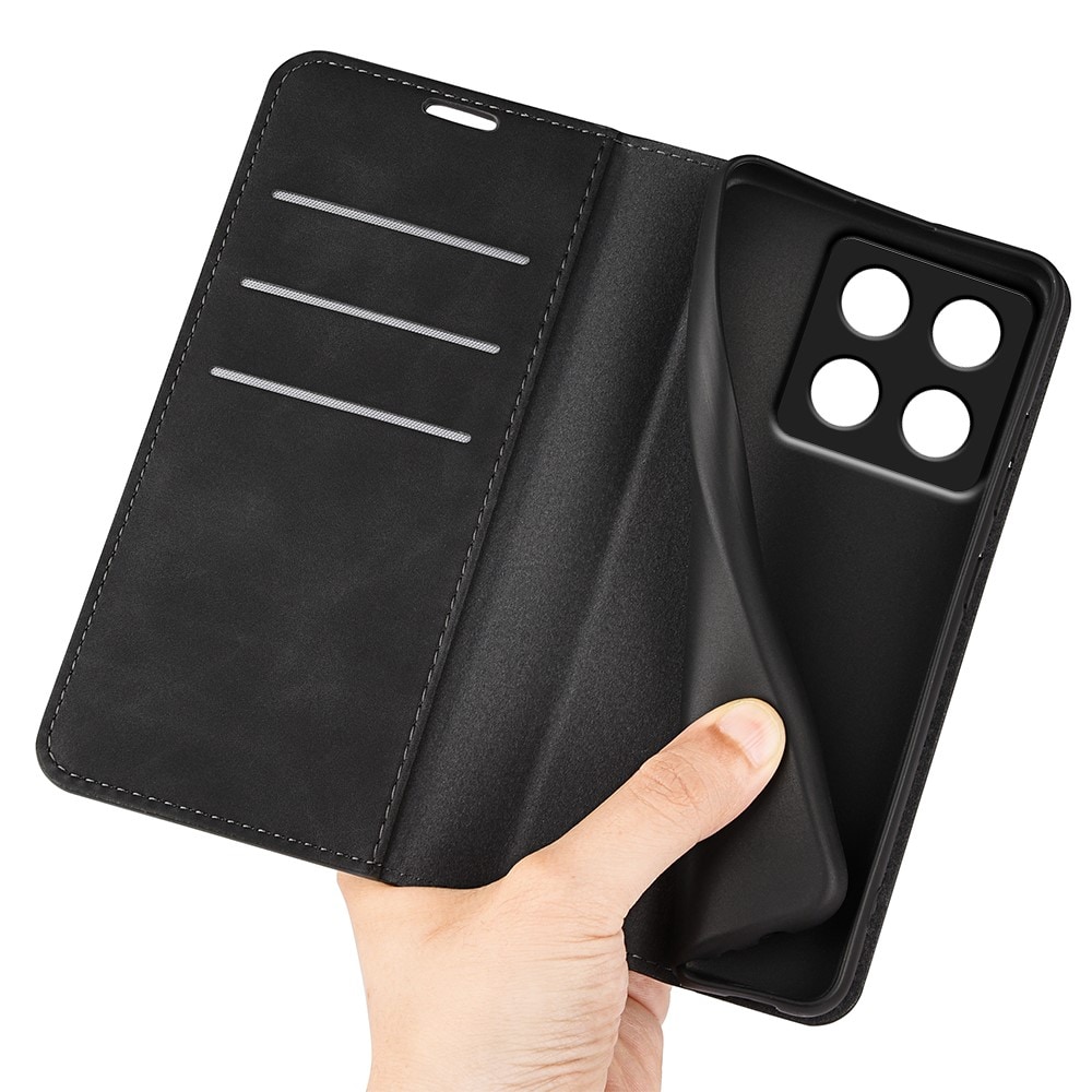 Xiaomi 14T Pro Slankt etui med kortholder, Sort