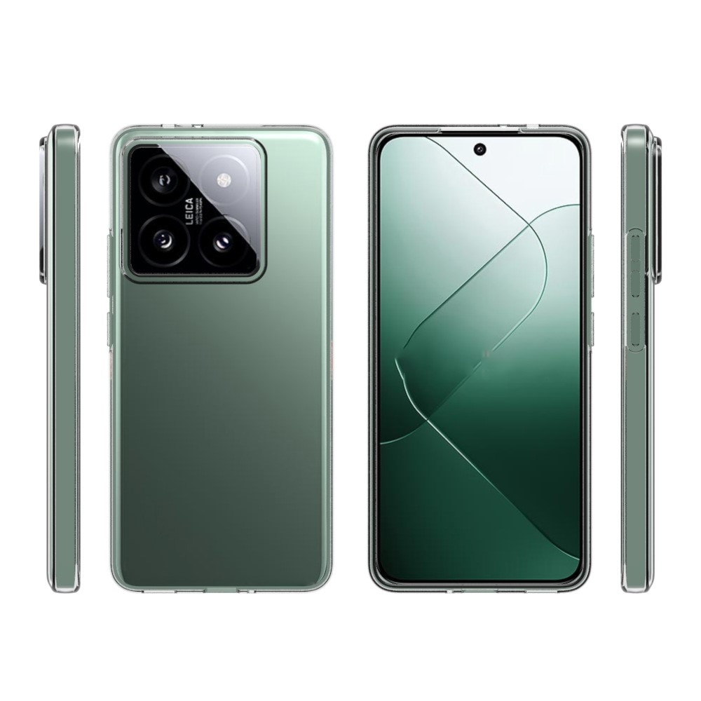 Xiaomi 14T Pro Tyndt TPU-cover, Gennemsigtig