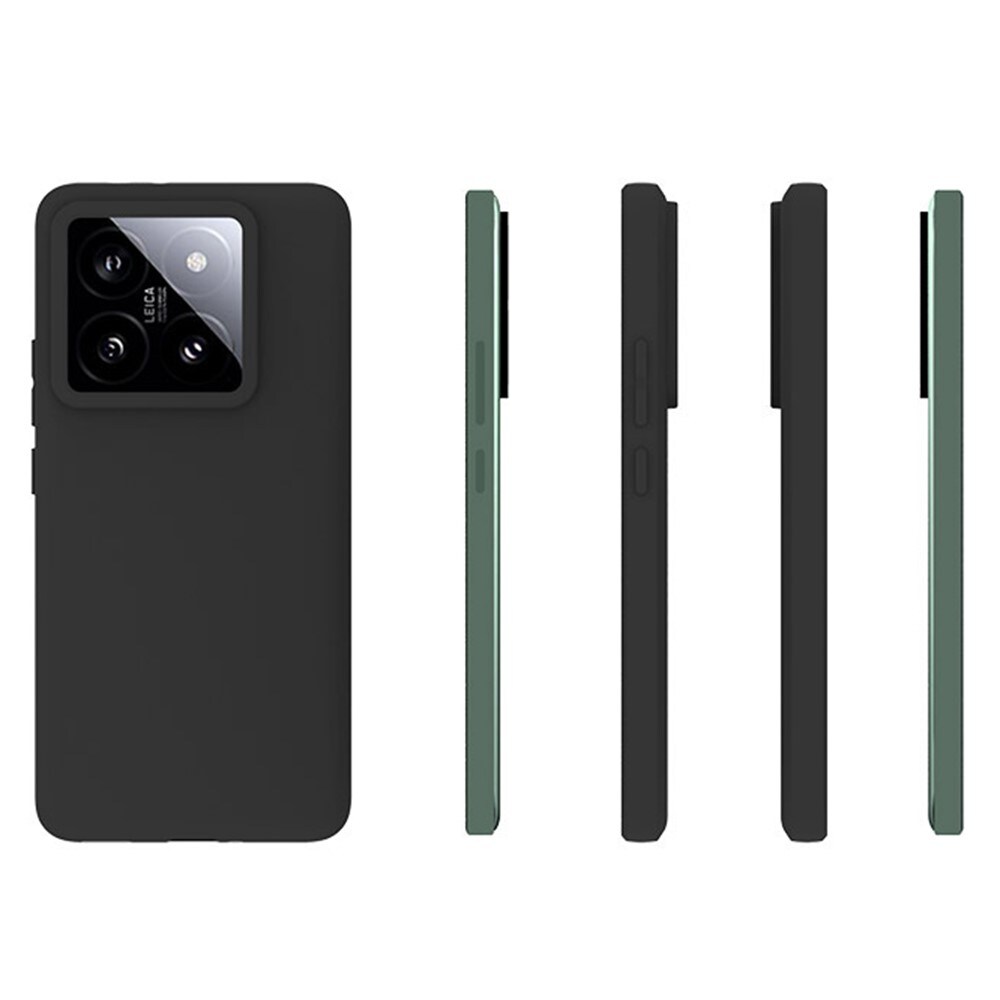 Xiaomi 14T Pro Tyndt TPU-cover, Sort