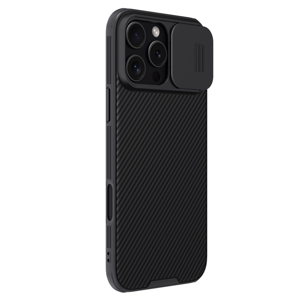 iPhone 16 Pro Cover med kamerabeskyttelse - CamShield, Sort