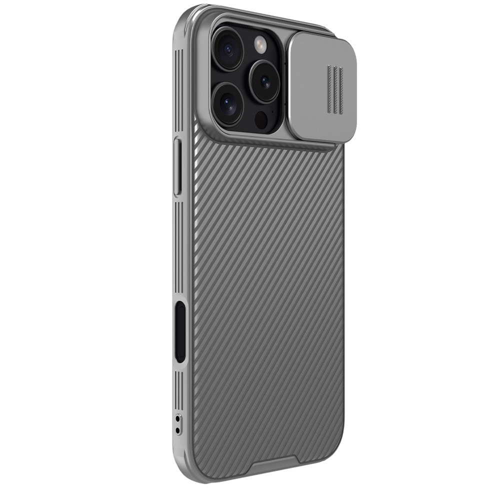 iPhone 16 Pro Cover med kamerabeskyttelse - CamShield, Grå
