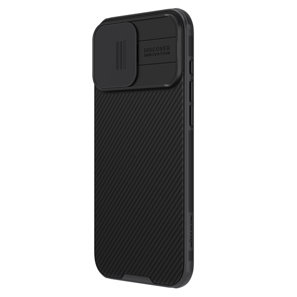 iPhone 16 Pro Max Cover med kamerabeskyttelse - CamShield, Sort