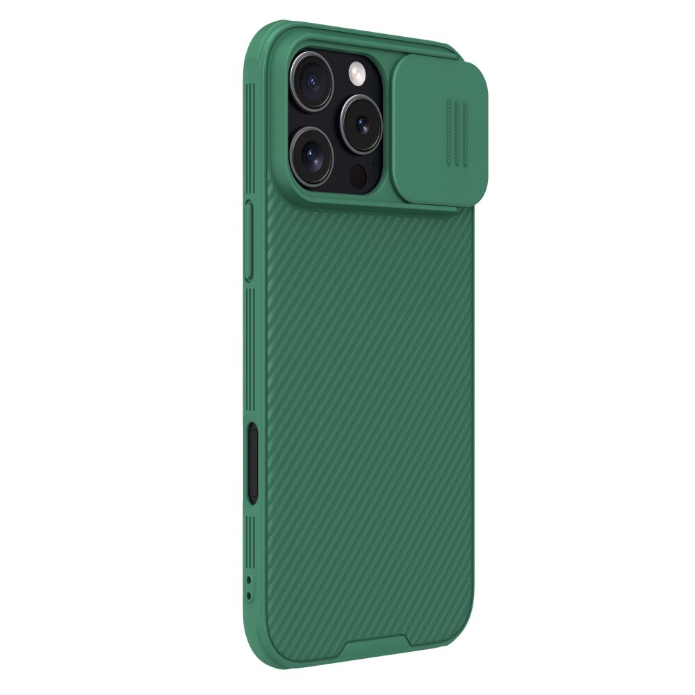 iPhone 16 Pro Max Cover med kamerabeskyttelse - CamShield, Grøn