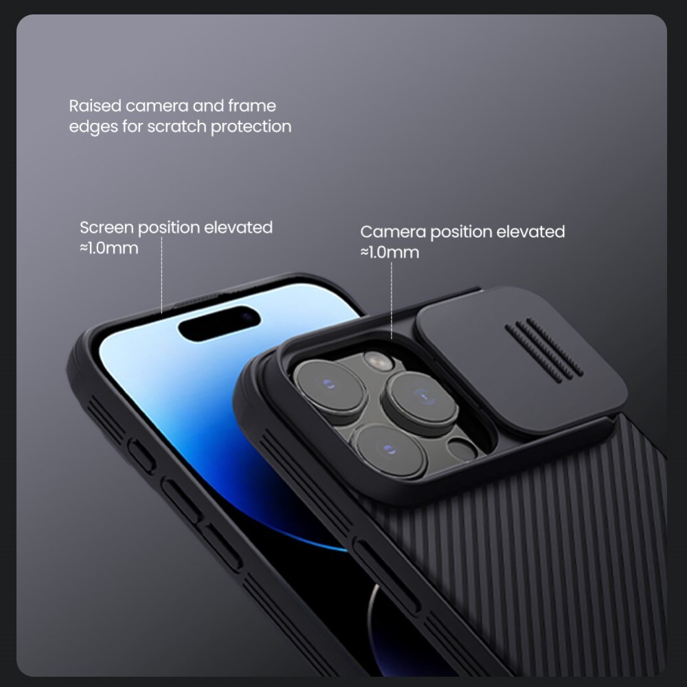 iPhone 16 Pro Max Cover med kamerabeskyttelse - CamShield, Grøn