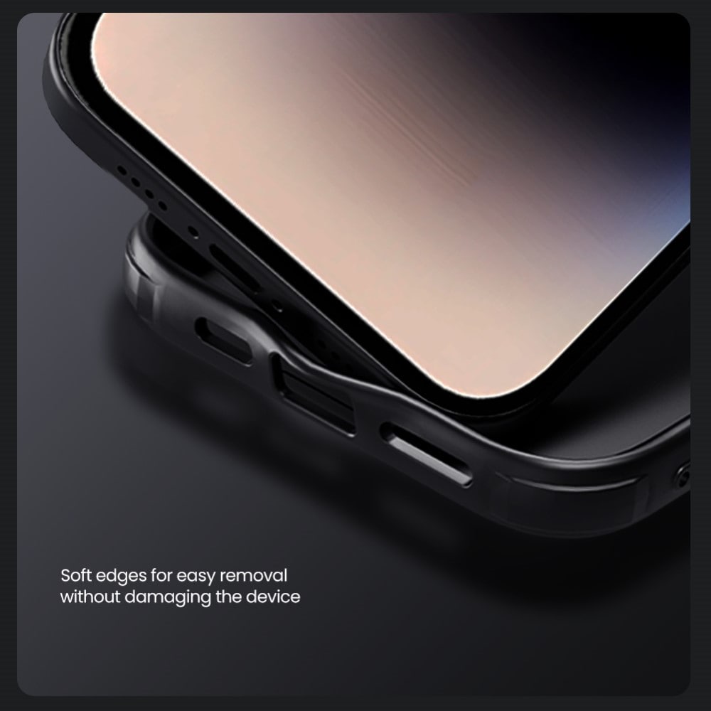 iPhone 16 Pro Max MagSafe-cover med kamerabeskyttelse - CamShield, Sort