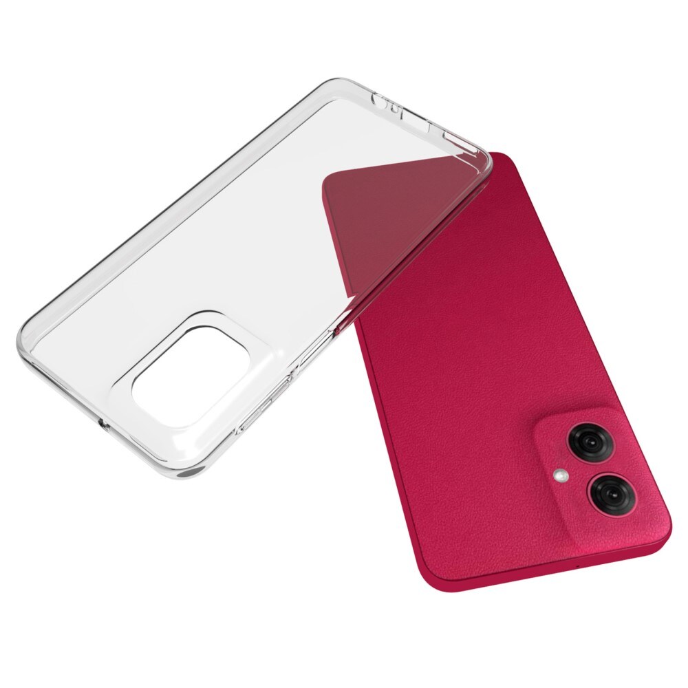 Motorola Moto G55 Tyndt TPU-cover, Gennemsigtig