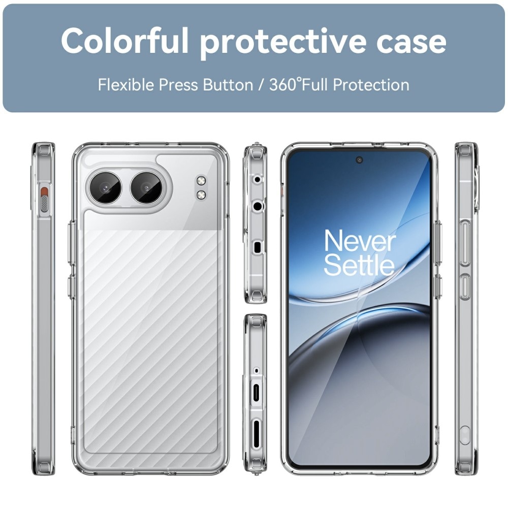  OnePlus Nord 4 Crystal Hybrid-cover, Gennemsigtig