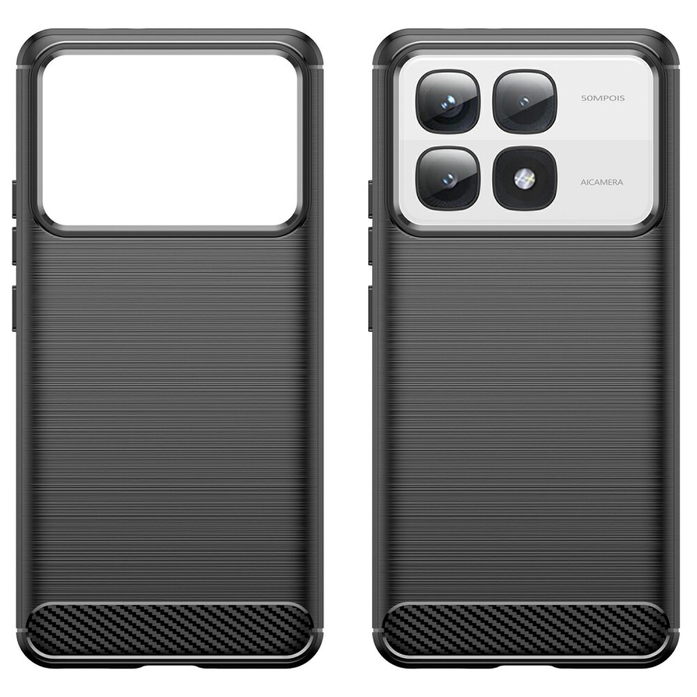 Xiaomi 14T Pro TPU-cover Brushed, Sort