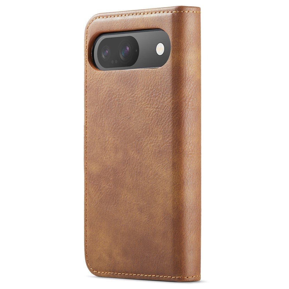 Google Pixel 9 Pro Pungetui med aftageligt cover, Cognac