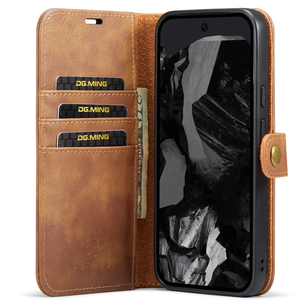Google Pixel 10 Pro XL Pungetui med aftageligt cover, Cognac