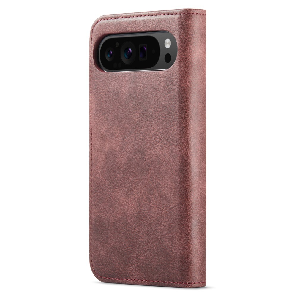 Google Pixel 9 Pro XL Pungetui med aftageligt cover, Red