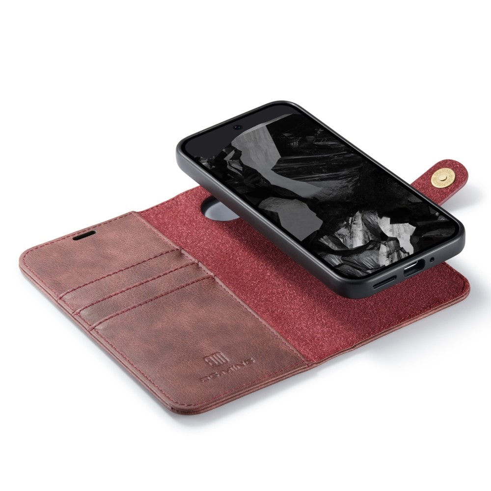 Google Pixel 9 Pro XL Pungetui med aftageligt cover, Red