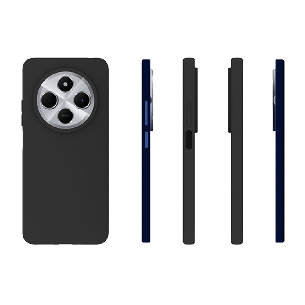 Xiaomi Redmi 14C Tyndt TPU-cover, Sort