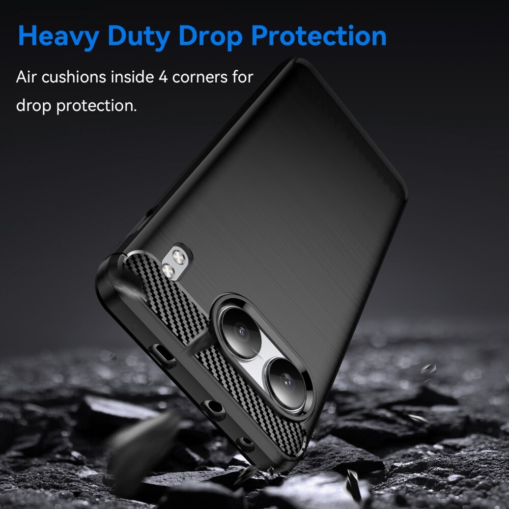  OnePlus Nord 4 TPU-cover Brushed, Sort