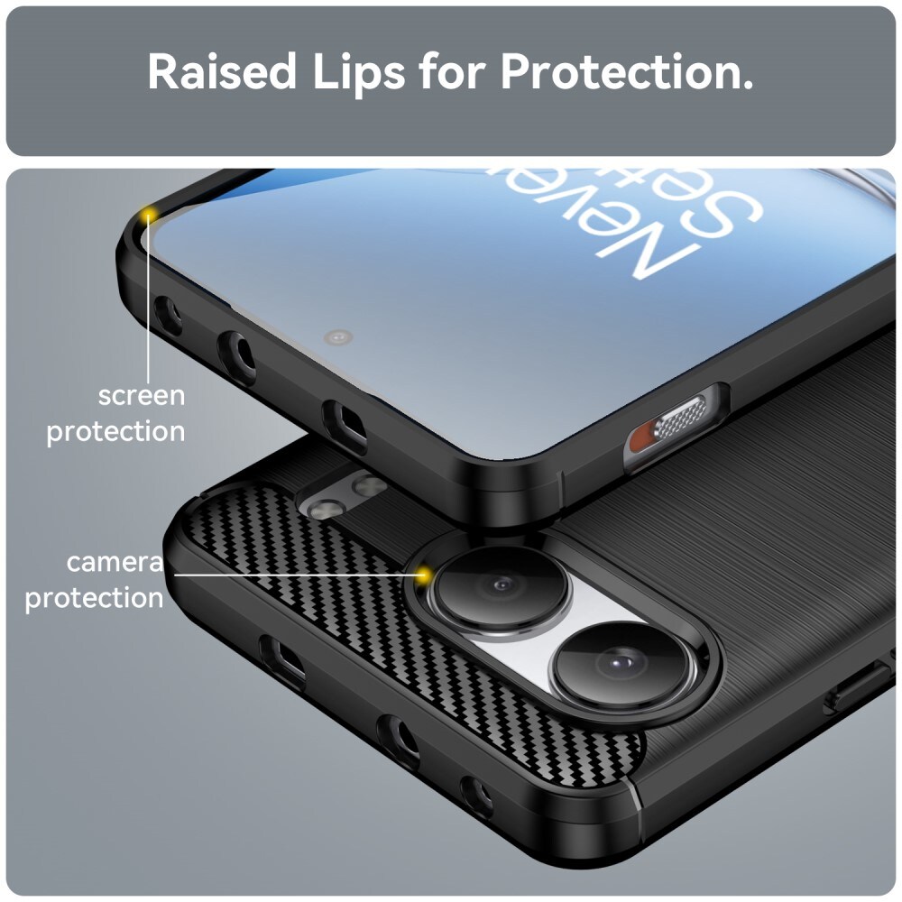  OnePlus Nord 4 TPU-cover Brushed, Sort