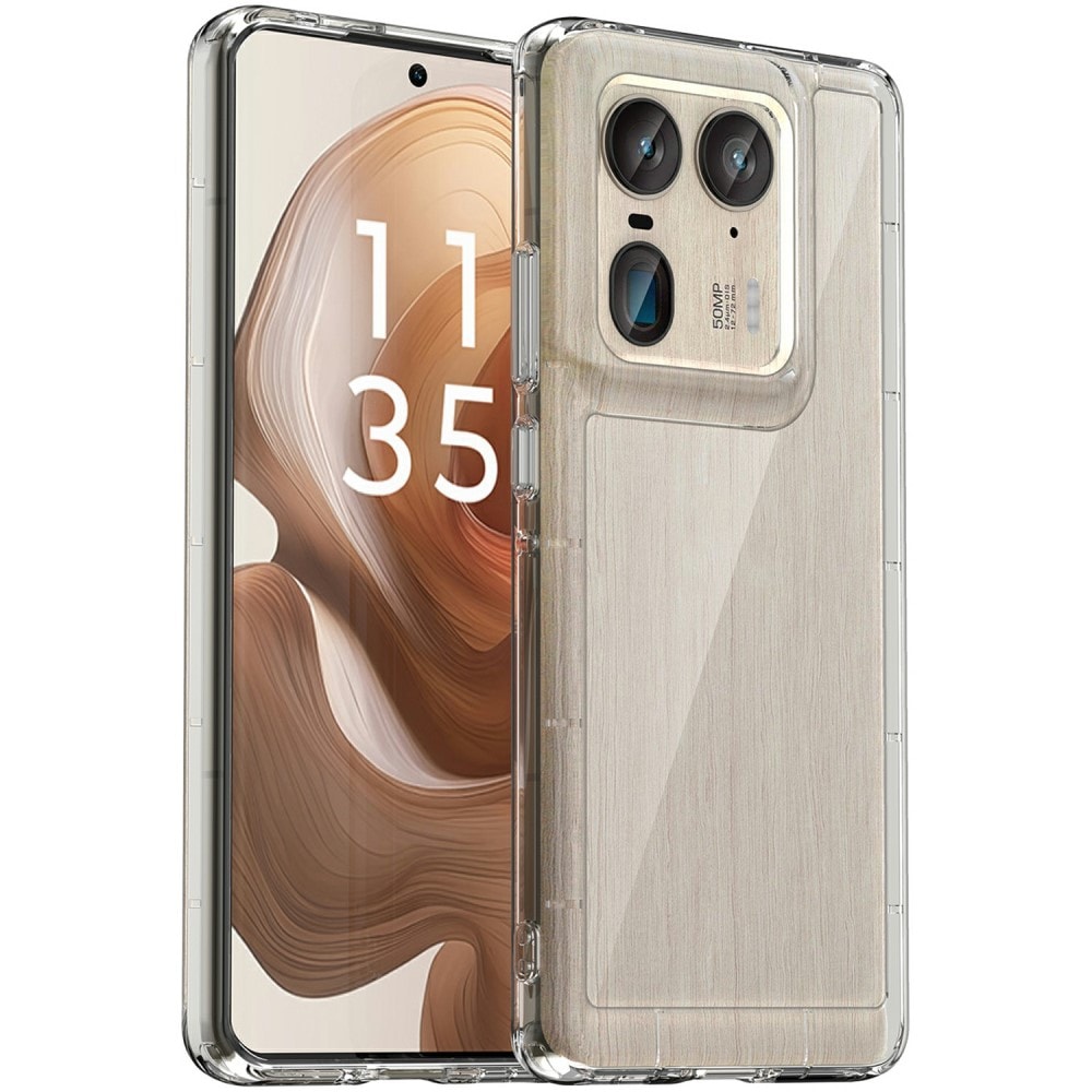 Motorola Edge 50 Ultra Crystal Hybrid-cover, Gennemsigtig