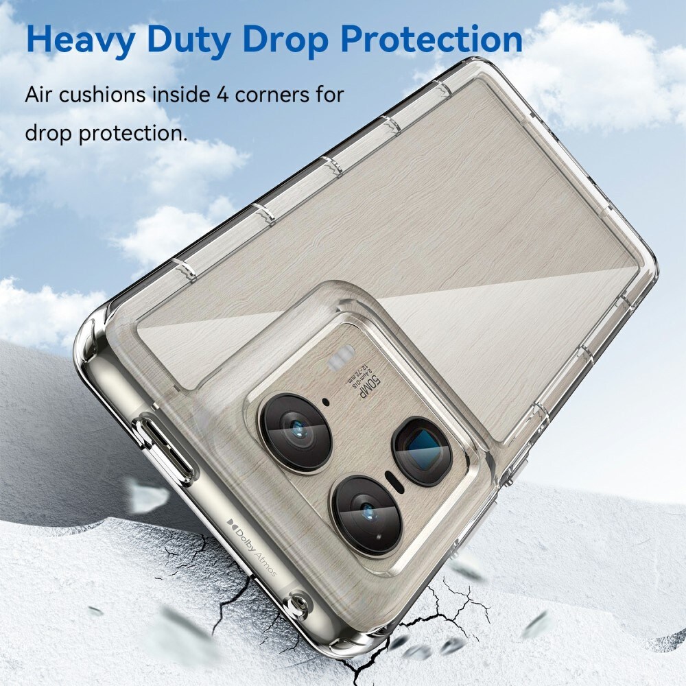 Motorola Edge 50 Ultra Crystal Hybrid-cover, Gennemsigtig