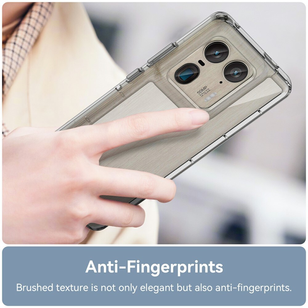 Motorola Edge 50 Ultra Crystal Hybrid-cover, Gennemsigtig
