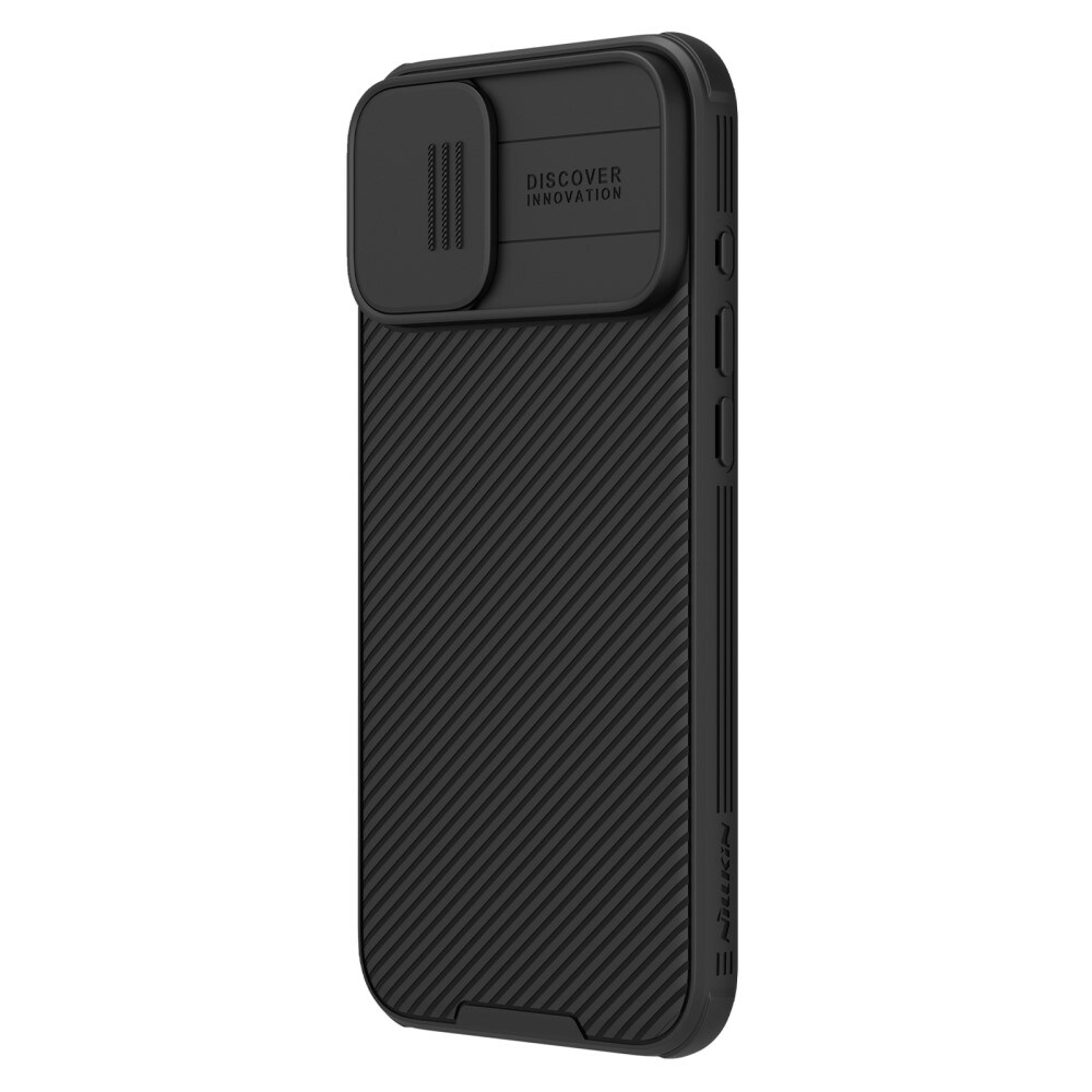 iPhone 16 MagSafe-cover med kamerabeskyttelse - CamShield, Sort