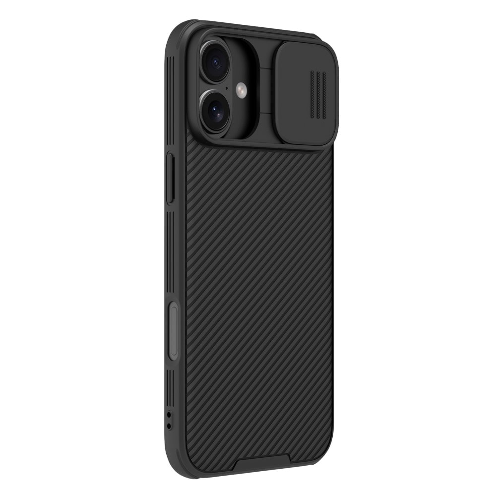 iPhone 16 MagSafe-cover med kamerabeskyttelse - CamShield, Sort
