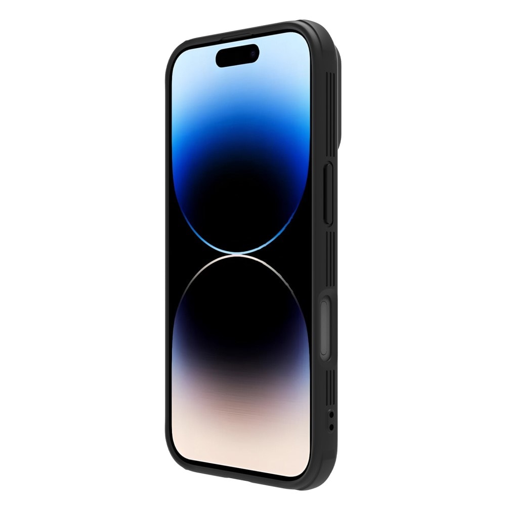 iPhone 16 Cover med kamerabeskyttelse - CamShield, Sort
