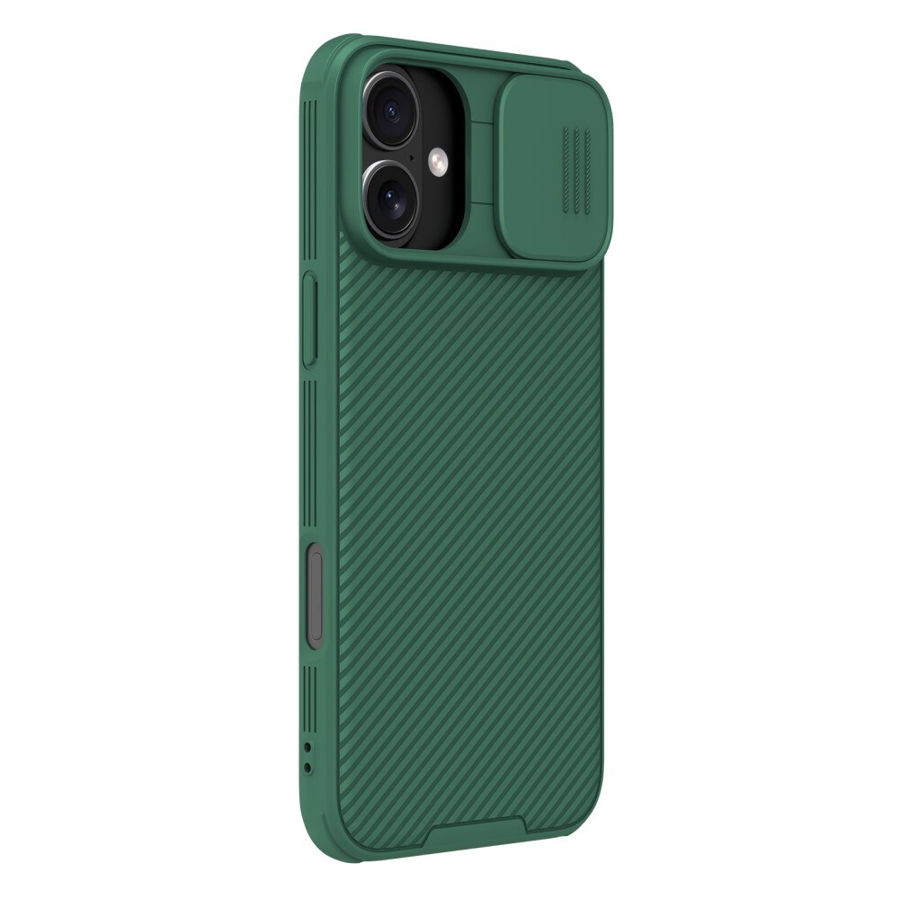 iPhone 16 Cover med kamerabeskyttelse - CamShield, Grøn