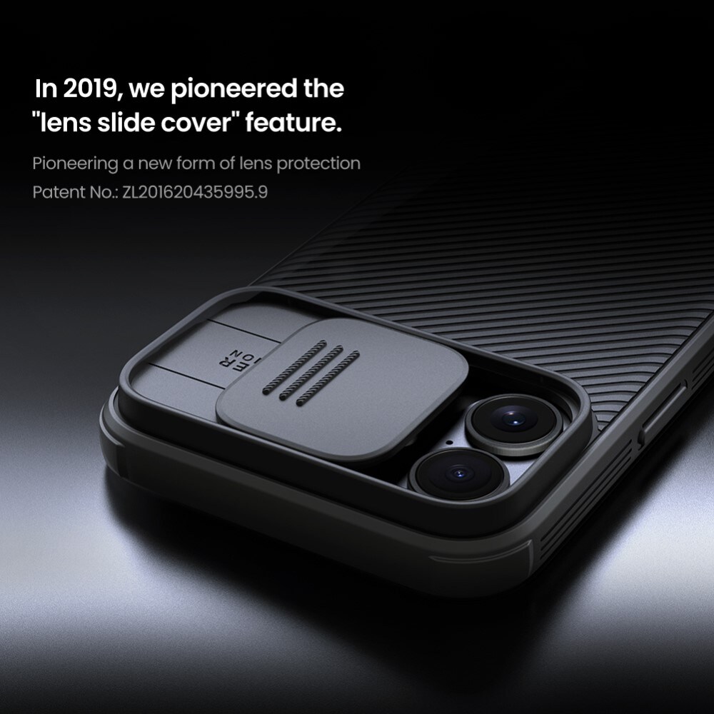 iPhone 16 Cover med kamerabeskyttelse - CamShield, Grøn