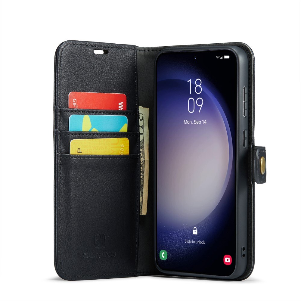 Samsung Galaxy S24 FE Pungetui med aftageligt cover, Black