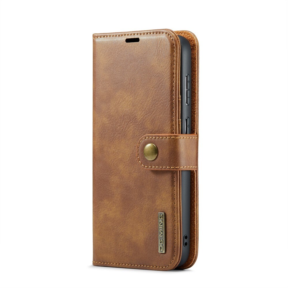 Samsung Galaxy S24 FE Pungetui med aftageligt cover, Cognac