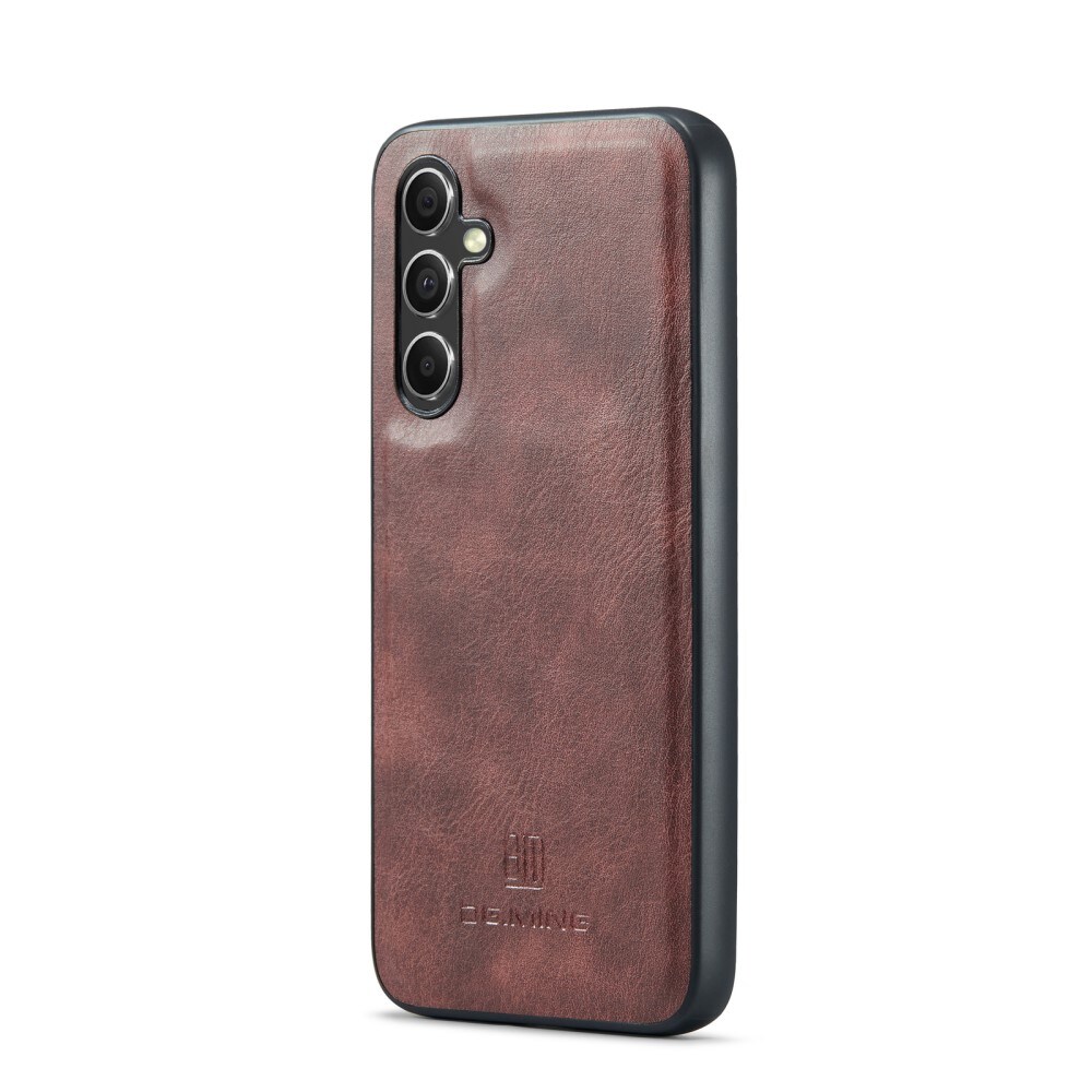 Samsung Galaxy S24 FE Pungetui med aftageligt cover, Red