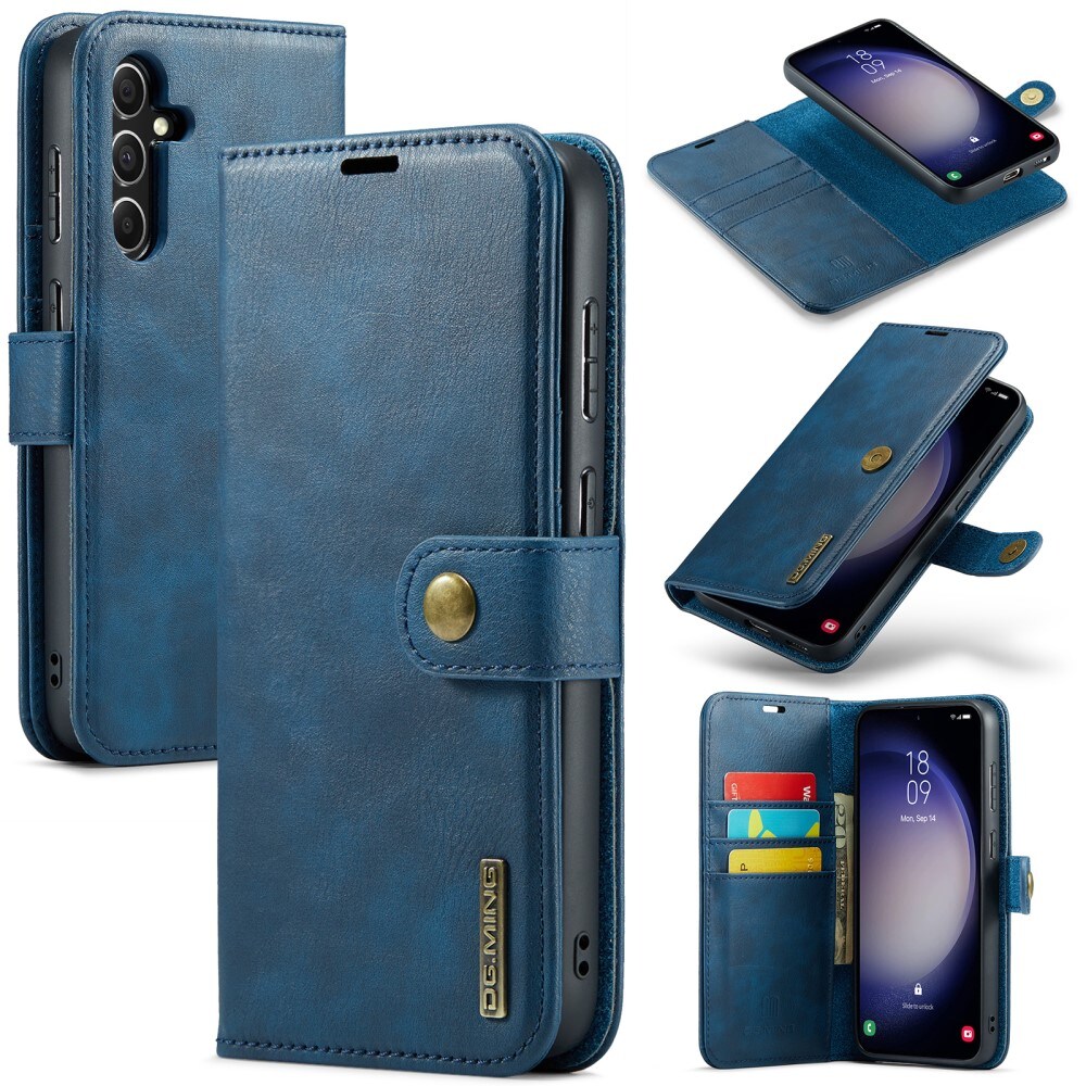 Samsung Galaxy S24 FE Pungetui med aftageligt cover, Blue
