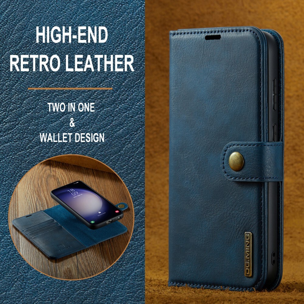 Samsung Galaxy S24 FE Pungetui med aftageligt cover, Blue