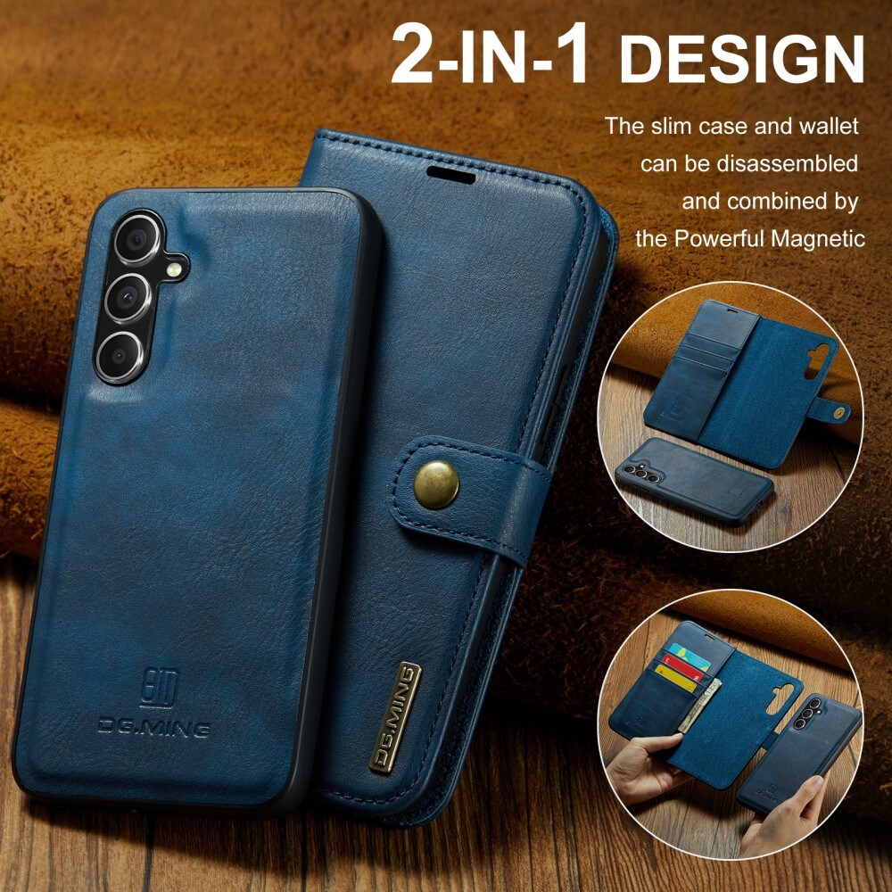 Samsung Galaxy S24 FE Pungetui med aftageligt cover, Blue