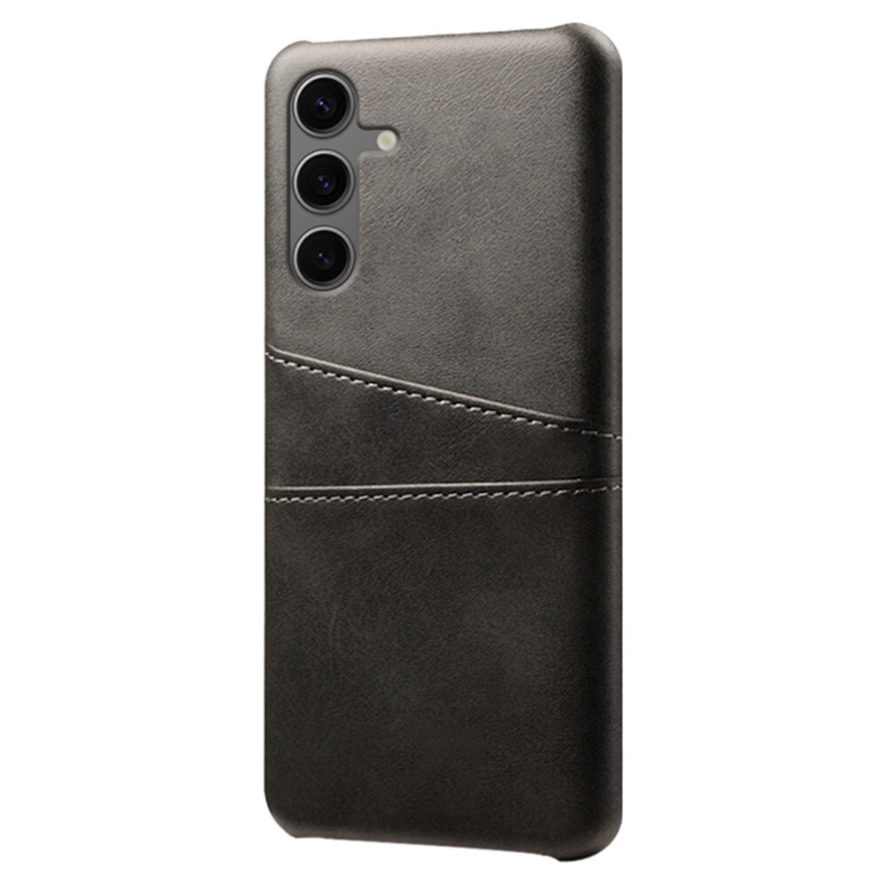 Samsung Galaxy S24 FE Smart cover med 2 kortholdere, Sort