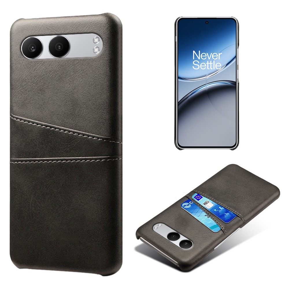 OnePlus Nord 4 Smart cover med 2 kortholdere, Sort