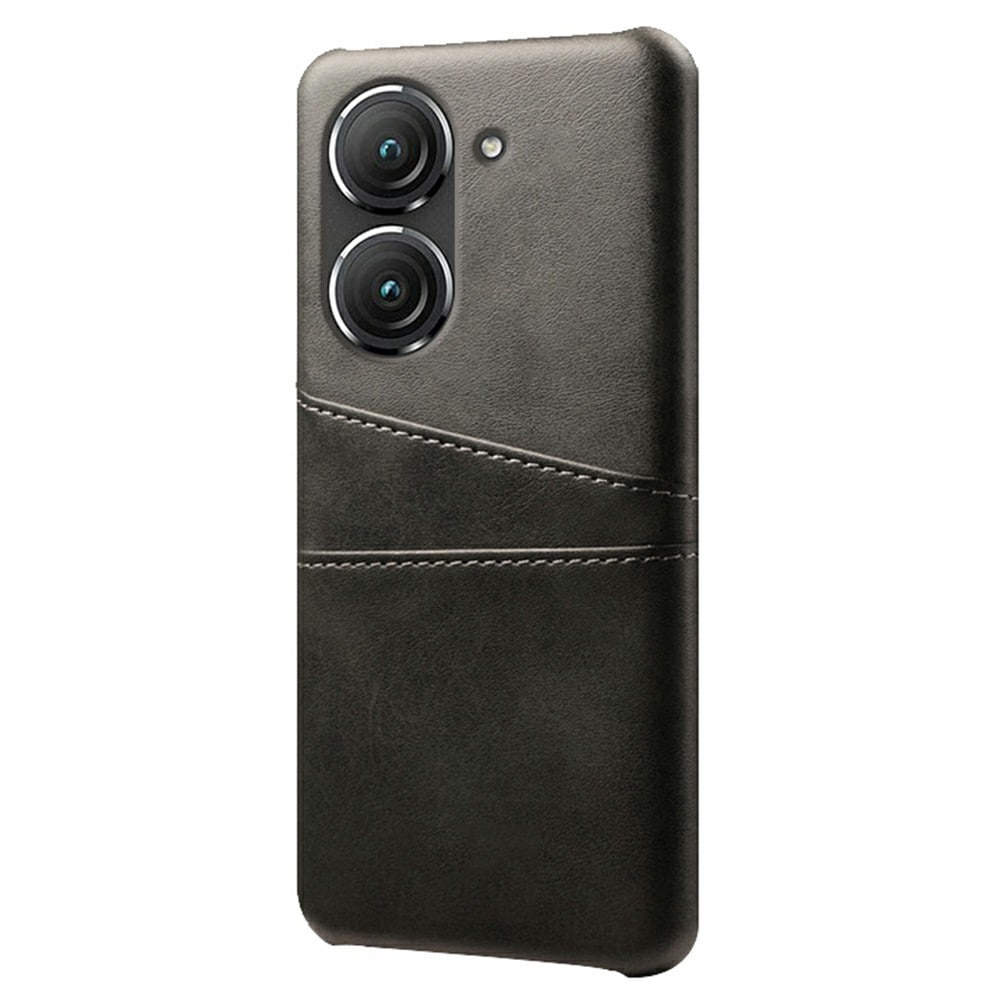 Asus ZenFone 10 Smart cover med 2 kortholdere, Sort