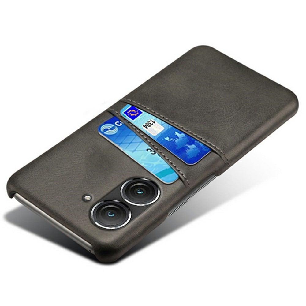 Asus ZenFone 10 Smart cover med 2 kortholdere, Sort