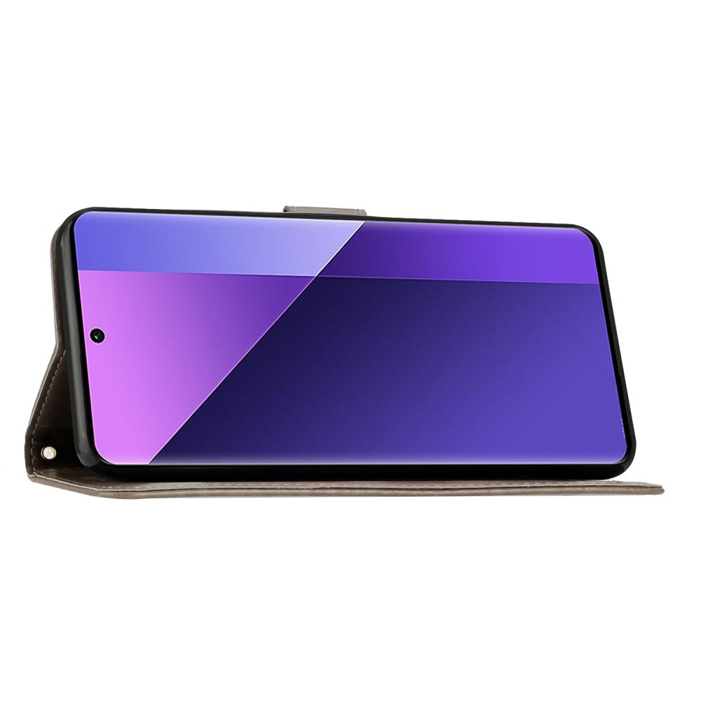 Motorola ThinkPhone 25 Mobiletui med sommerfugle, Grå