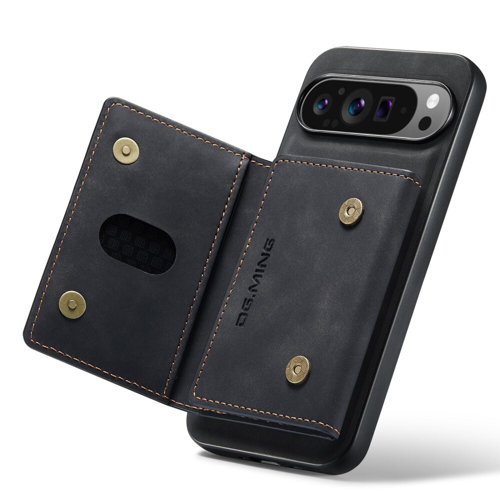Google Pixel 9 Pro XL Cover med aftagelig pung, Sort