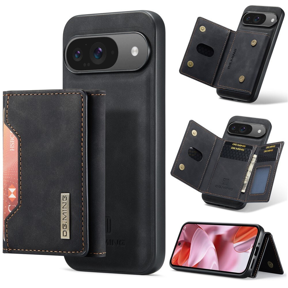 Google Pixel 10 Pro Cover med aftagelig pung, Sort
