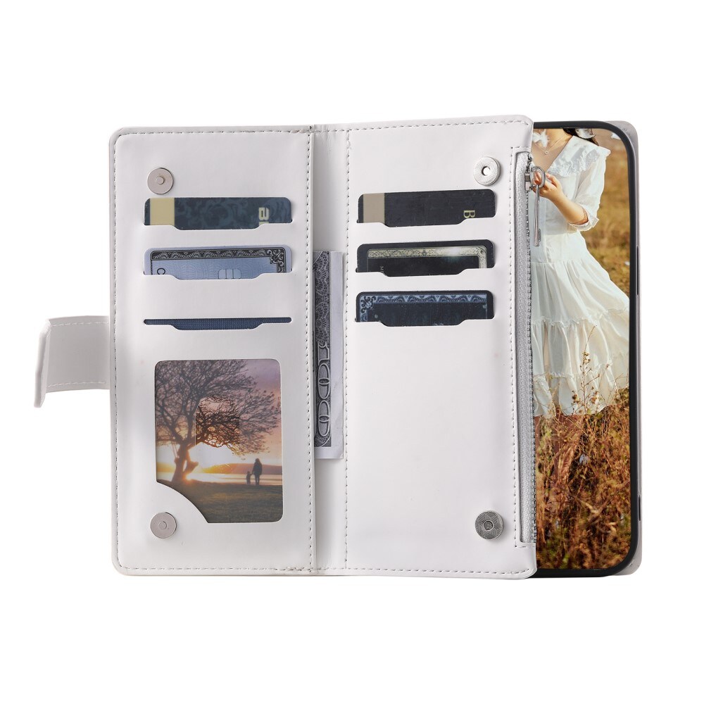 Samsung Galaxy S25 Ultra Quiltet pungtaske, Hvid